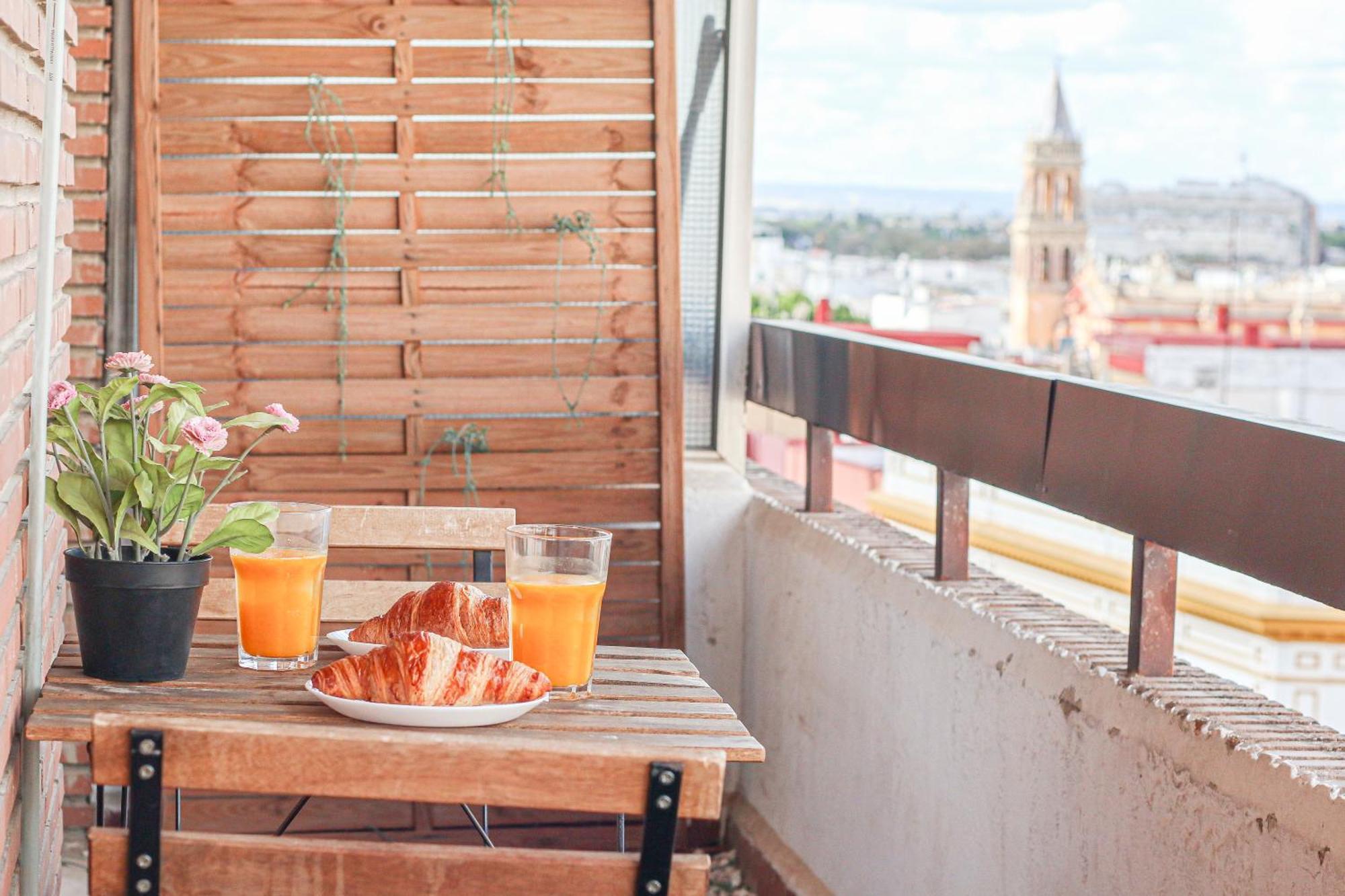 Stunning Apt W Views To Giralda - 15 Minutes Walk 塞维利亚 外观 照片